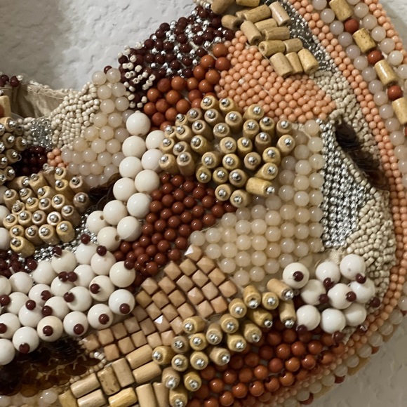 Handmade Beaded Multicolor Hobo Bag - Picture 4 of 11